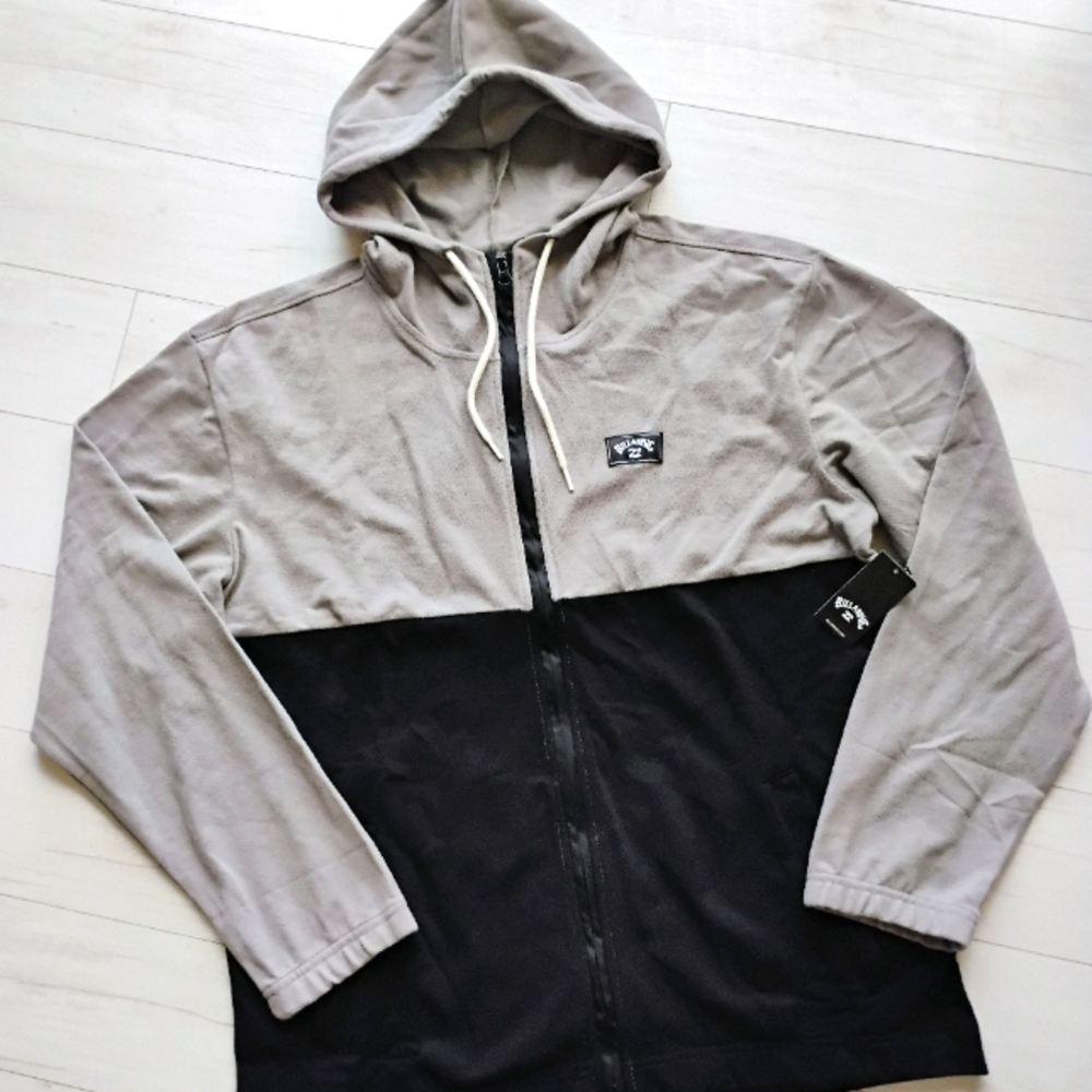 BILLABONG NEW Abner Color Block Zip Hoodie Jacket